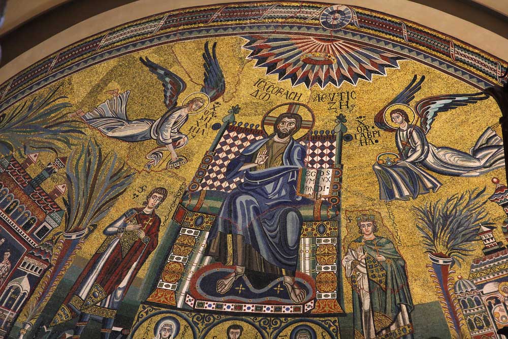 Un detalle del mosaico